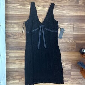 Ralph Lauren black lace Matinee dress NWT (medium)
